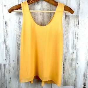 Nectar Clothing Orange Sleeveless Tank Top Blouse